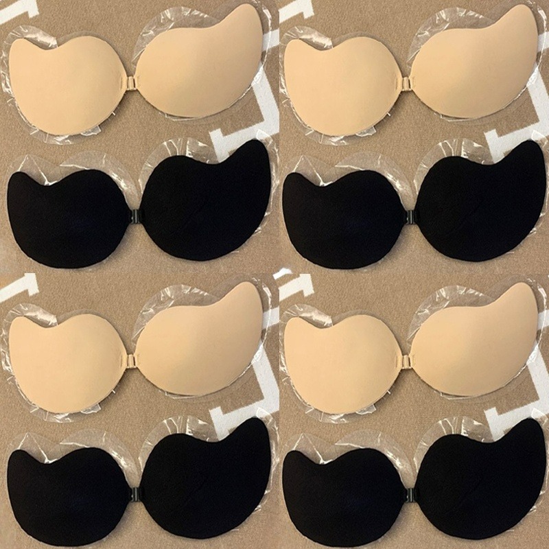 Silicone Bra Adhesive - บราปีกนกแบบไร้สาย 1/2 คู่ บราไร้สายสำหรับผู้หญิง งานแต่งงาน ปาร์ตี้
