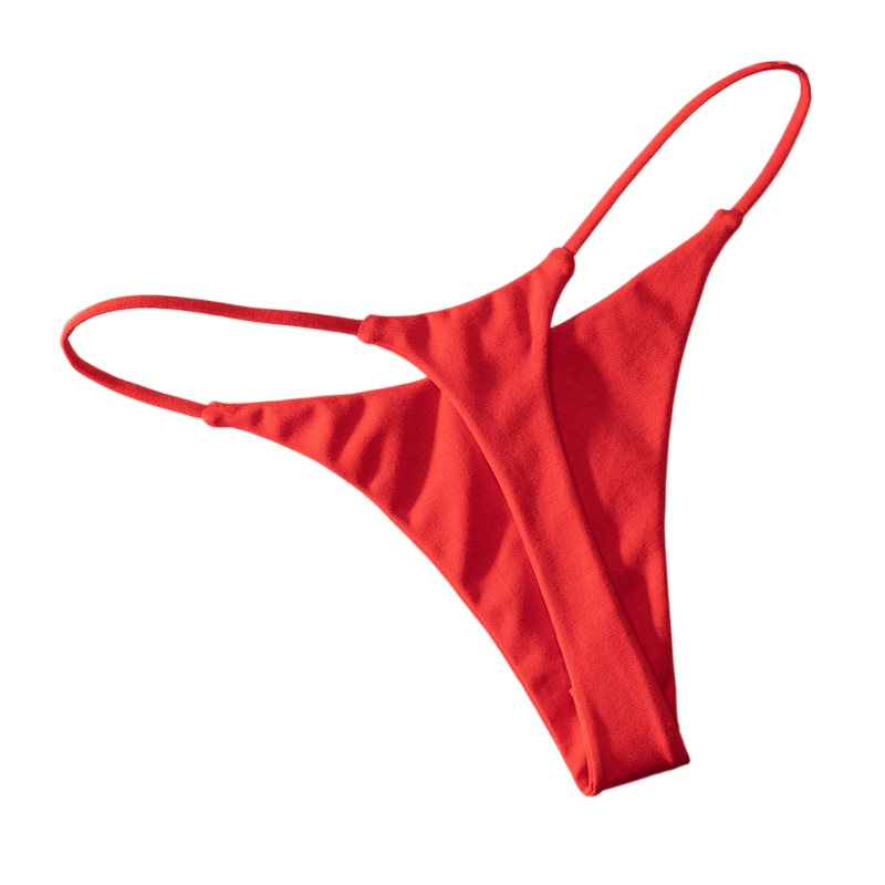Seamless Underwear Women - กางเกงในผู้หญิงเอวต่ำผ้าฝ้ายแบบ Thong เซ็กซี่ บิกินี่ไร้รอยต่อ จีสตริง ชุดชั้นในกีฬา