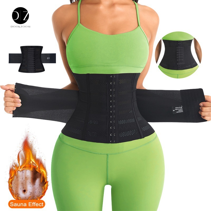 Shapewear Bodysuit Firm - Shapewear ผู้หญิงรัดตัวเข็มขัดเอวเทรนเนอร์ Body Shaper Double Tummy