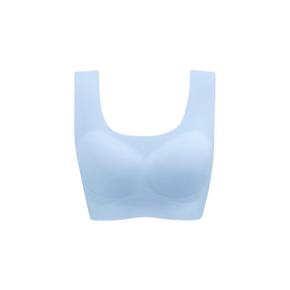 Bralette Wireless Soft - บราไร้โครงแบบสวมใส่สบาย บราไร้ตะเข็บ บราเล็ตต์กันกระแทก ชุดชั้นในผ้าไหมน้ำแข็ง บราสำหรับวิ่ง