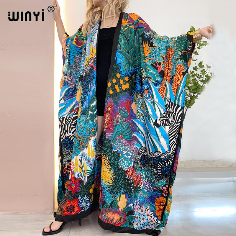 WINYI Middle East Kimono ผู้หญ - Robe Silk Women บทวิจารณ์และราคา