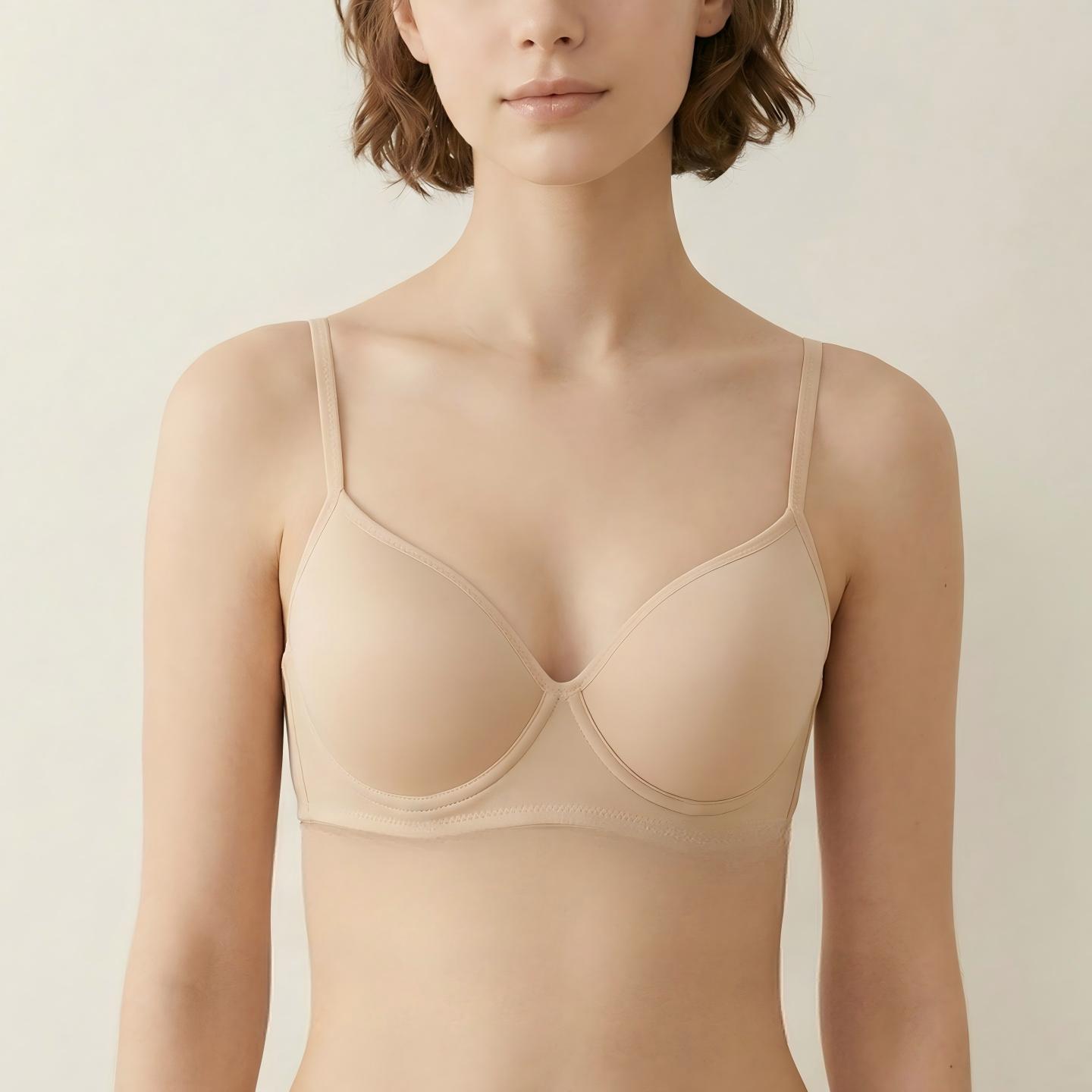 บราลูกไม้ตาข่ายแบบไร้โครงสำหรั - Bralette Wireless Soft บทวิจารณ์และราคา