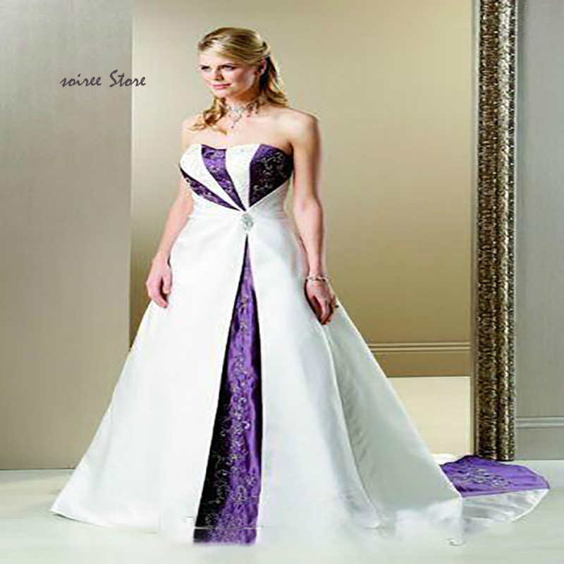 ชุดแต่งงานสีขาวและสีม่วงแบบกอธ - Slip Dress Satin บทวิจารณ์และราคา
