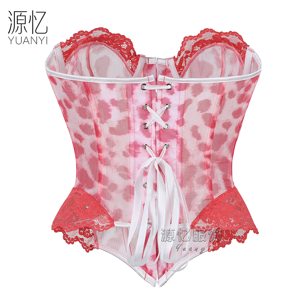 เสื้อคอร์เซ็ทลูกไม้ลายเสือดาวส - Corset Waist Cinch บทวิจารณ์และราคา