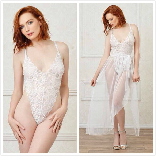 ชุดชั้นในอีโรติก ชุดคอสตูมเซ็ก - Lace Teddy Lingerie บทวิจารณ์และราคา