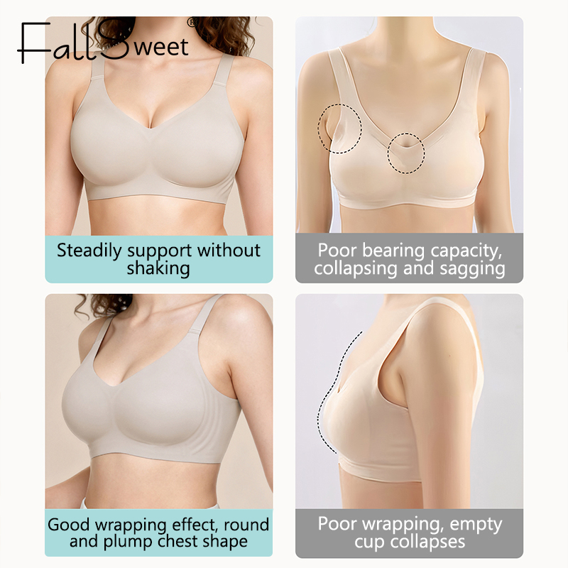 บราไร้โครงแบบดันทรงสำหรับผู้หญ - Push Up Bra Padded บทวิจารณ์และราคา