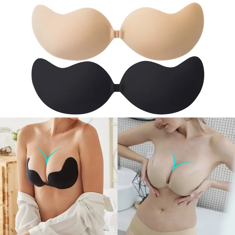 1/2 PC ที่มองไม่เห็น Push Up B - Strapless Bra Backless บทวิจารณ์และราคา