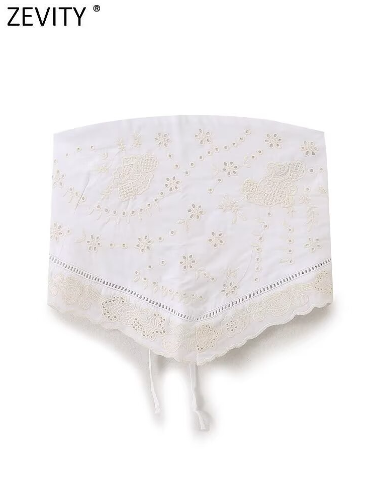 Zevity เสื้อเกาะอกปักลายเซ็กซี - Strapless Bra Backless บทวิจารณ์และราคา