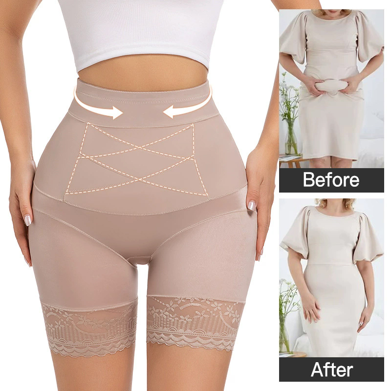 กางเกงในกระชับสัดส่วนเอวสูงสำห - Seamless Underwear Women บทวิจารณ์และราคา