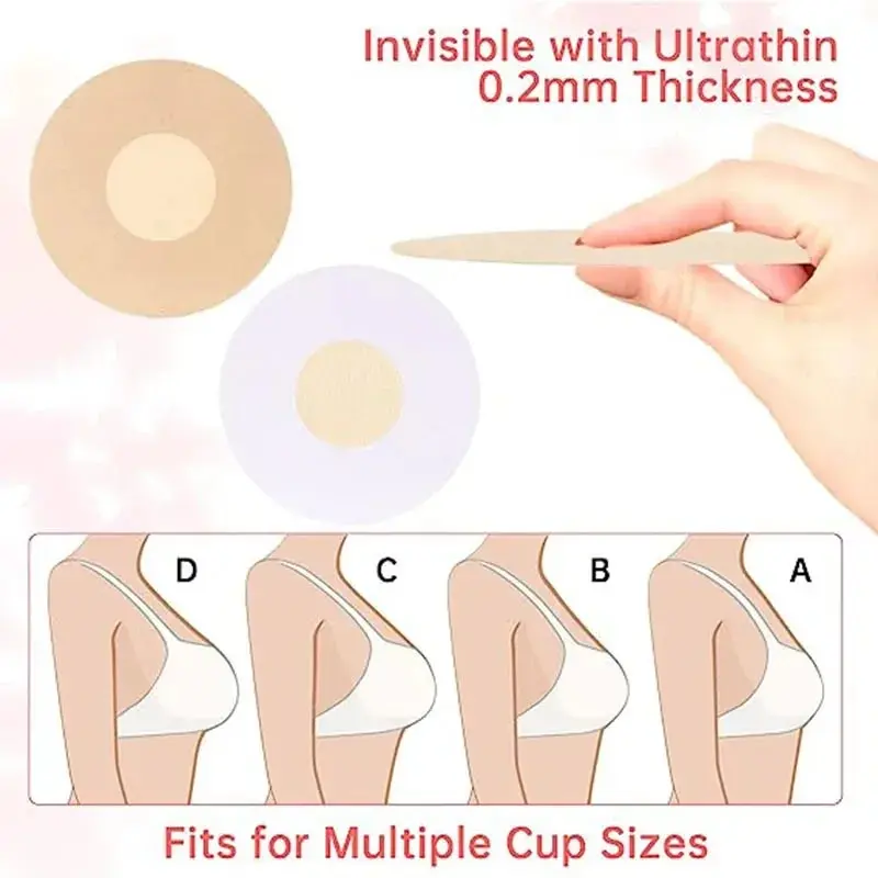 100 ชิ้นสติกเกอร์หัวนมทิ้งที่ม - Nipple Cover Pasties บทวิจารณ์และราคา