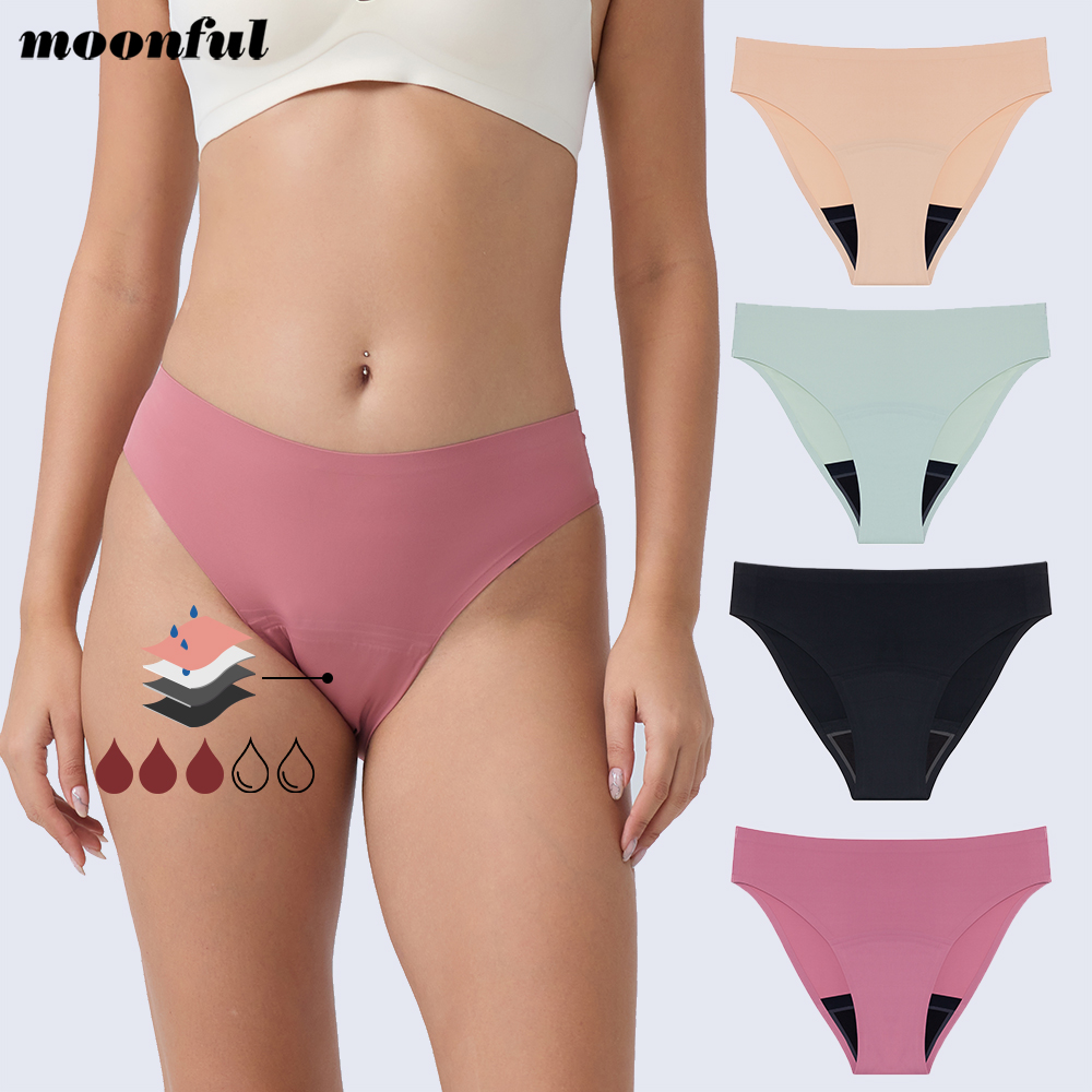 ประจําเดือนกางเกงผู้หญิงรั่ว P - Period Panty Absorbent บทวิจารณ์และราคา